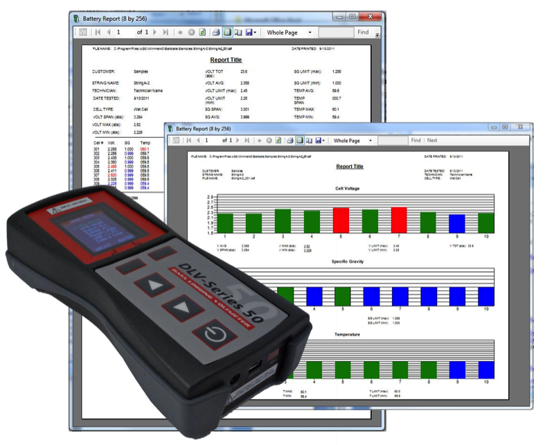 Easily Transfer Data Files to Winmeter 5.1 Battery Analysis Software Via USB Plug & Play