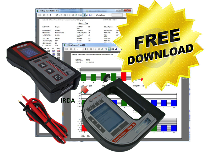 Generate test reports with Winmeter 5.0 Software
