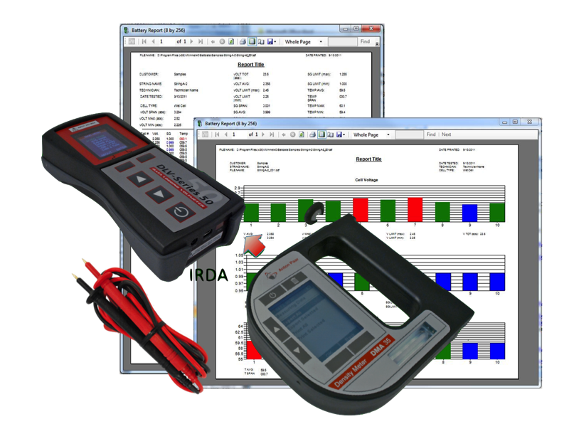 DMA35-DLV50-BATT Battery Test Package